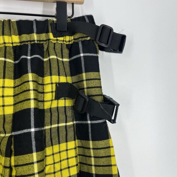 Sport Kilt USA Size Large Mens Black Yellow Plaid Hiking Performance Stretch - Picture 3 of 7